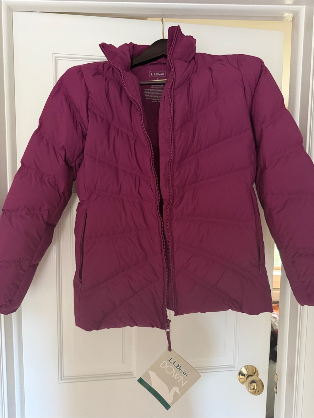 L.L. Bean Down Jacket size Large Women’s